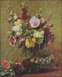(image for) Fantin-Latour: Holly Hocks